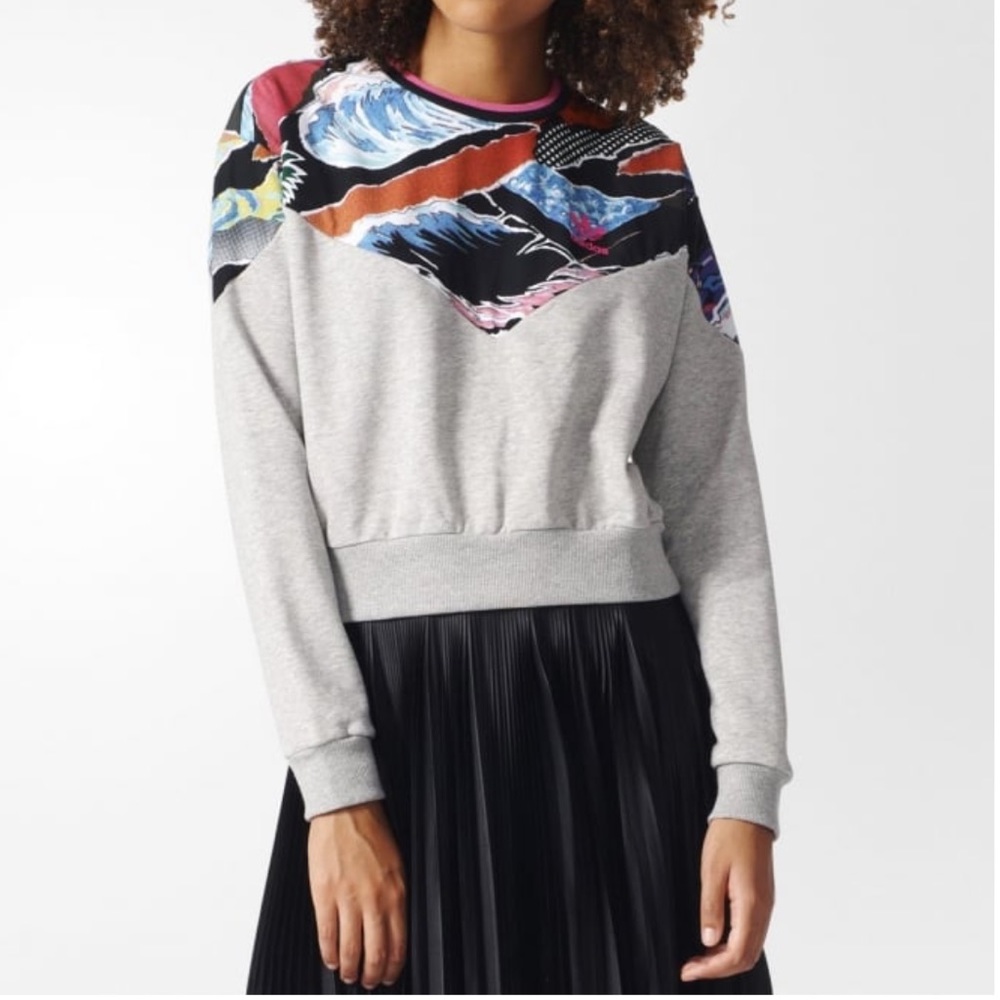NWT ADIDAS Originals Trefoil LA Sweatshirt Pullover sz Small